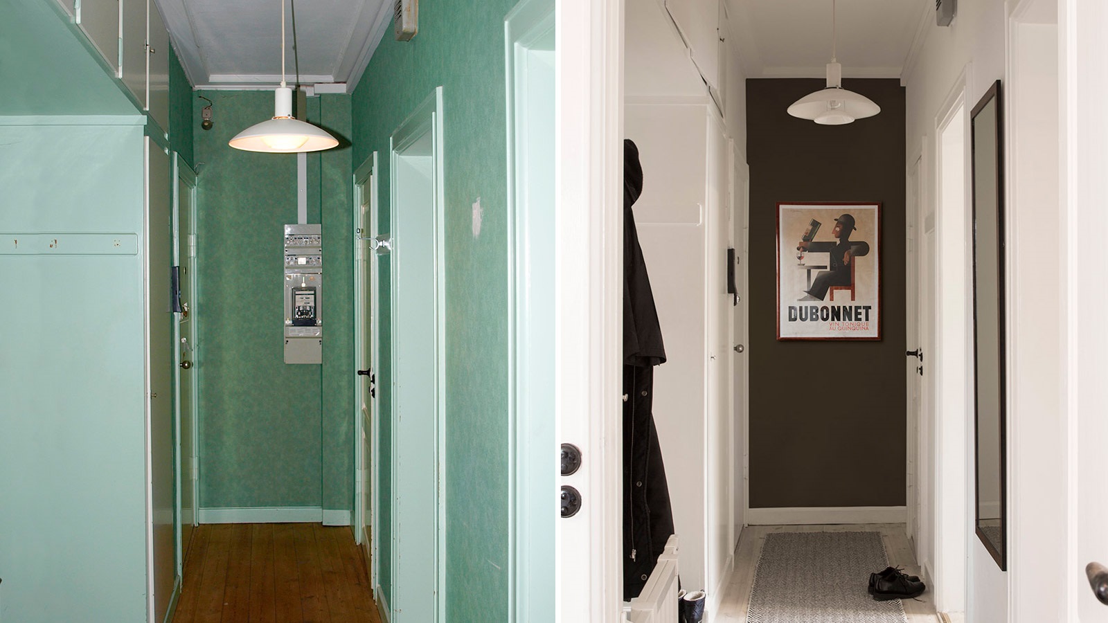 Powiększ optycznie pomieszczenie stosując ciemny kolor ścian