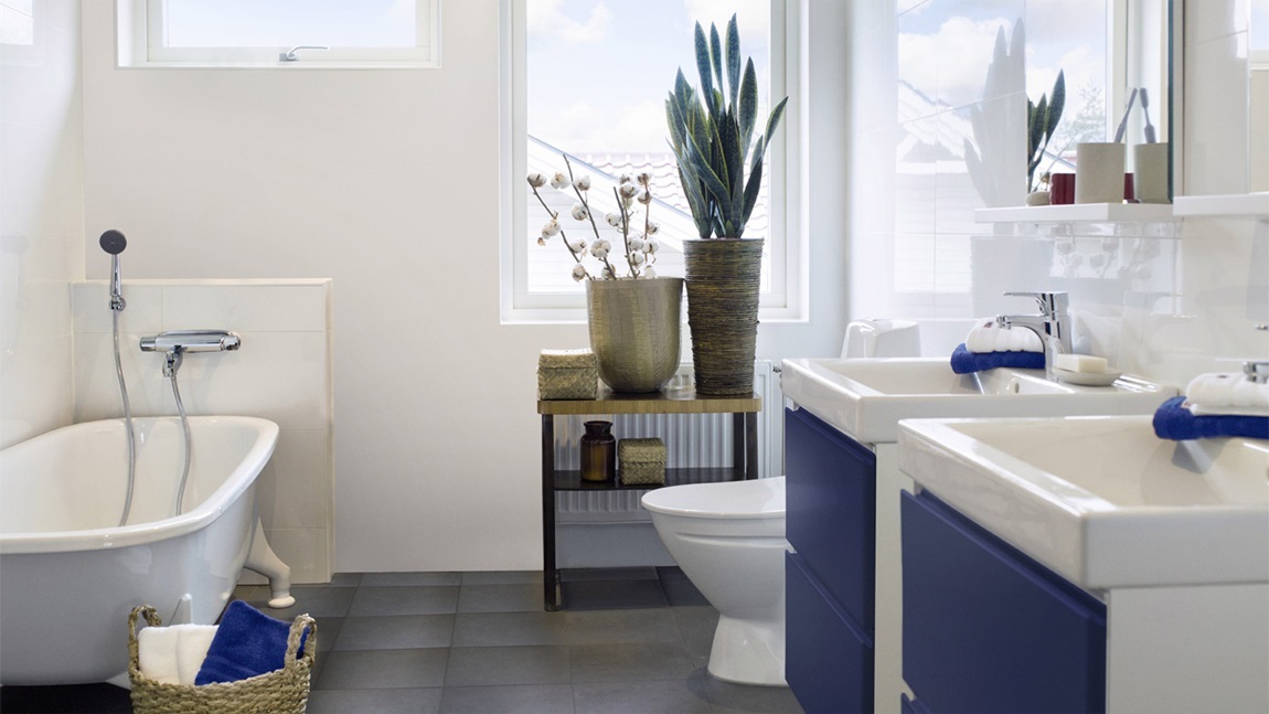 Łazienka przed malowaniem